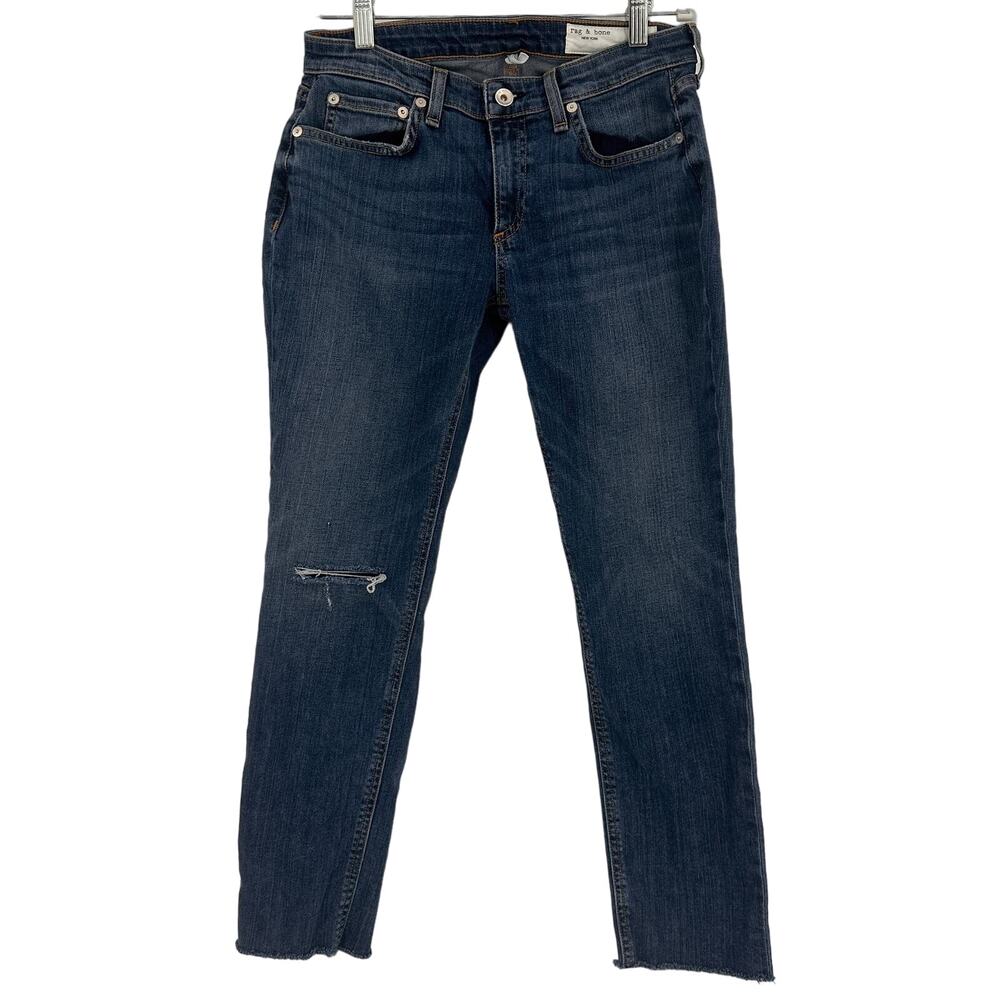 Rag & Bone Women's Raw Edge Distressed Jeans Size 25